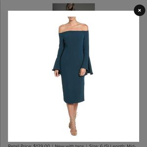 Bardot Solange Teal Dress